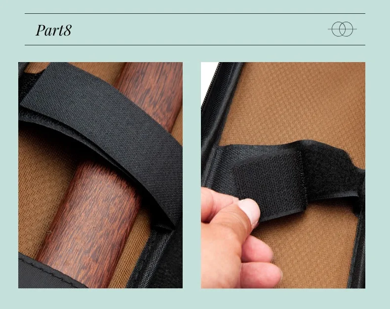 1,22 Meter Schwerttasche 48 Zoll, wasserdichte Tasche für 1 Schwert, für Stockmesser, Katana, Kendo-Halter, Tragetasche, Tai-Chi-Tasche, Umhängetasche – Detail 18