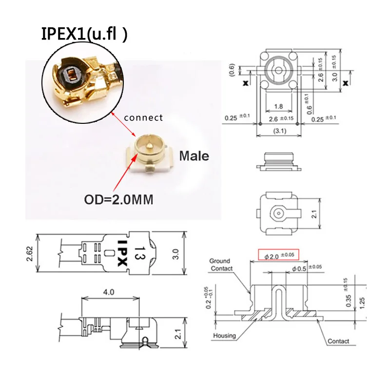 10PCS Full Band 5G 4G LTE 3G GSM PCB Patch Flexible Omni WiFi Antenna 600~6000Mhz Internal Board IPEX1 IPEX4 U.fl MHF4  SMA