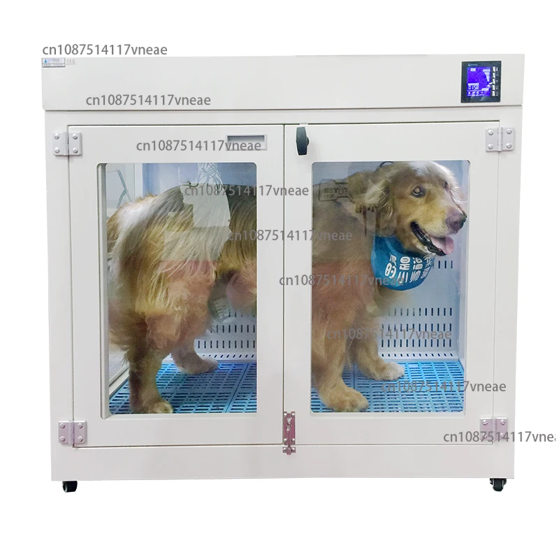 Eco-friendly Intelligent Stainless Steel Iron Pet Dryer Grooming Chargeable Automatic Drying Cabinet LED UV Light Dogs CE