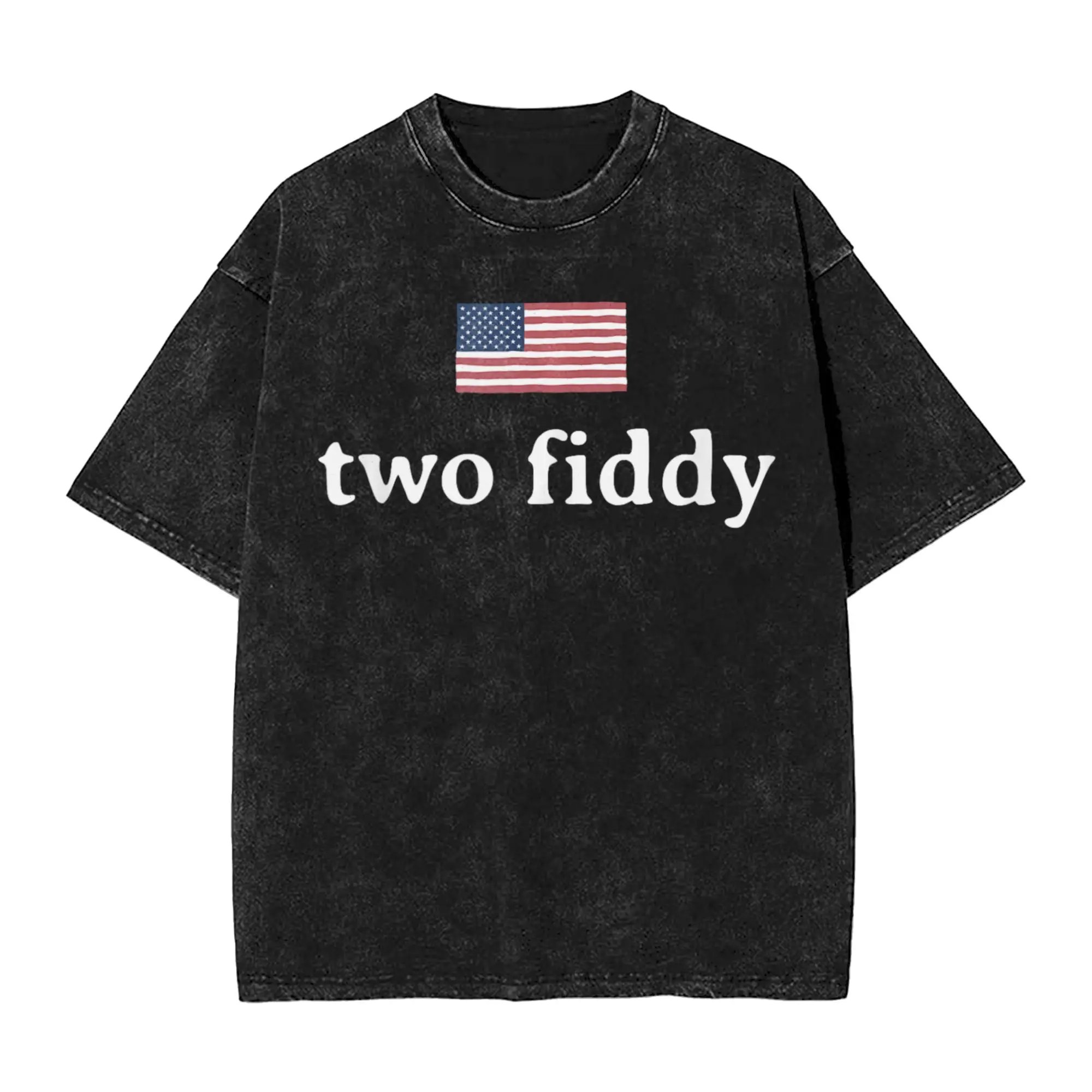 Two Fiddy 2 Fiddy 250th Anniversary 4th of July Patriotic T Shirt Street Style T-Shirts Casual Tshirt Male Short-Sleeve Tees