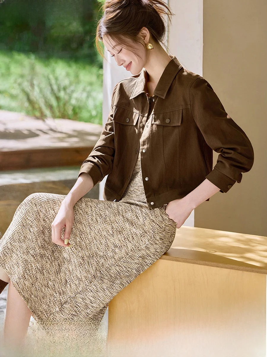 

Mehem, трикотажный комплект из чистого хлопка Dr And Jaet, повседневная одежда Street Sle для женщин, осенняя одежда среднего веса с цветочным принтом