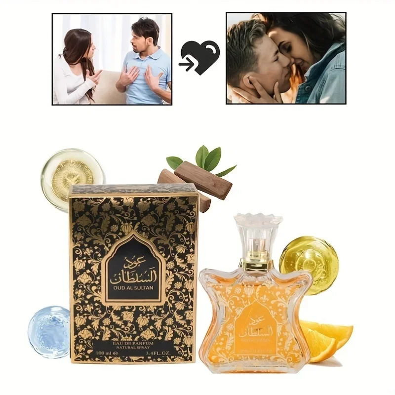 Romantic Fragrance Perfume, Combining The Aromas of Rose, Jasmine, Lemon, Cedar, Sandalwood and Vanilla,  Floral Notes,100ml