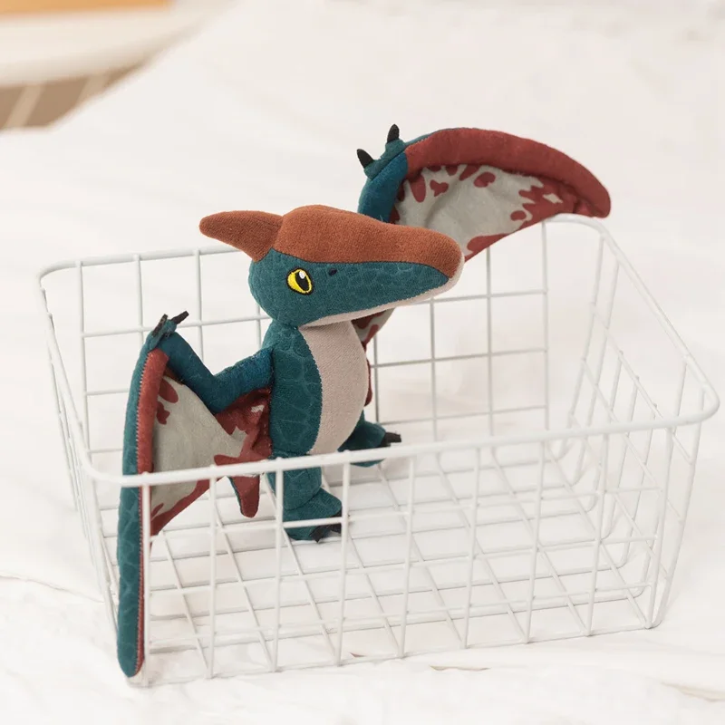 

Милая плюшевая игрушка-птерозавр, мягкая пушистая кукла-динозавр, реалистичный плюшевый птеродактиль, подарок на день рождения, декор для дома