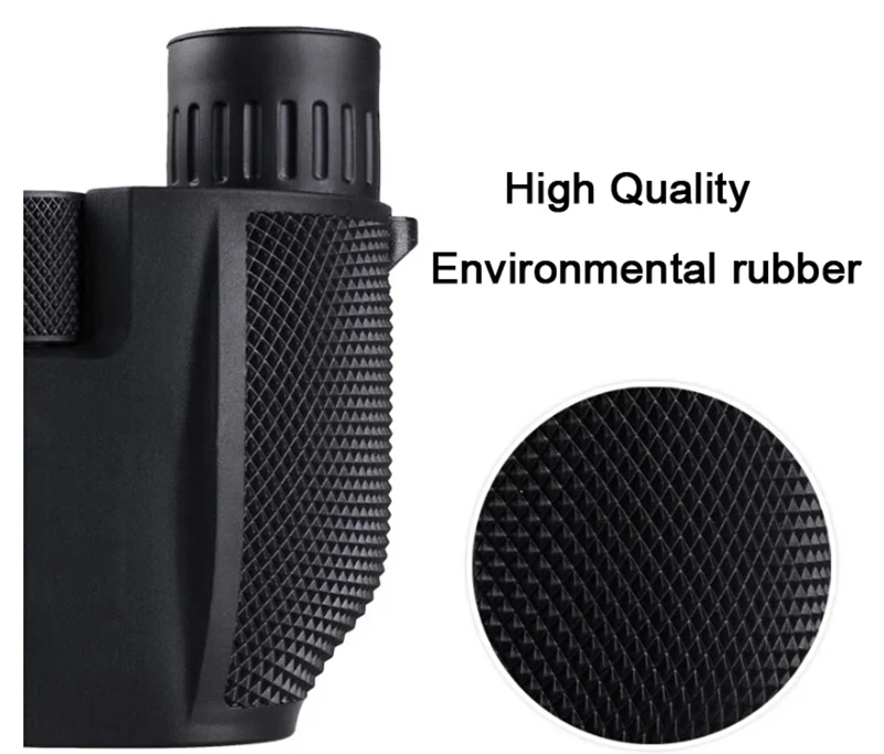 CAOX Fernglas 10X25 Langstrecken-Taschenfernrohr HD Teleskop Faltbares Kompaktes Bak4 Prisma Fernglas Optisches Zielfernrohr FMC-Linse für die Jagd – Detail 5