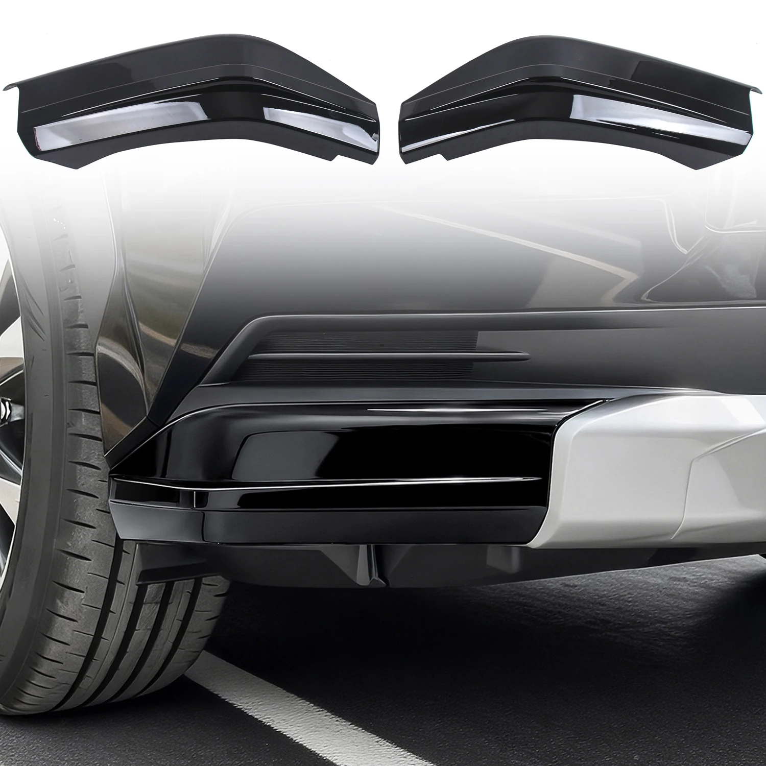 

For Toyota RAV4 2026 Car Accessories ABS Front Fog Light Lamp Decor Cover, Only for Woodland version