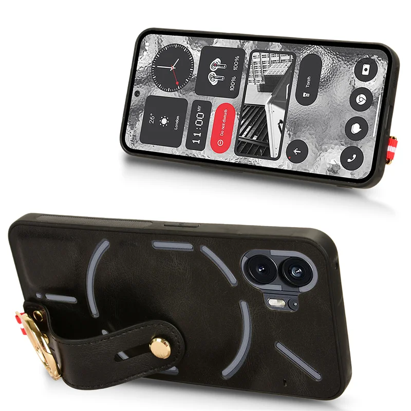 Multi-function phone case For Nothing Phone 2 A065 with ring holder case all-inclusive with lanyard non-slip phone case