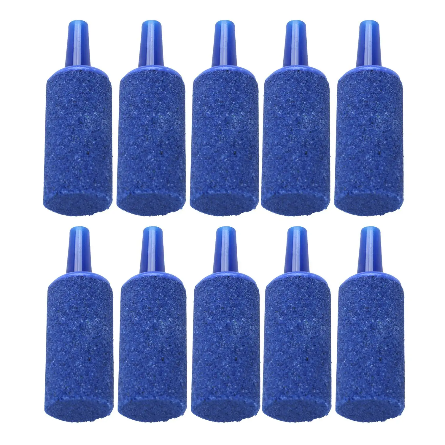 HOT Fish Tank Mineral Bubbles Air Stone, 10 Pieces, Blue