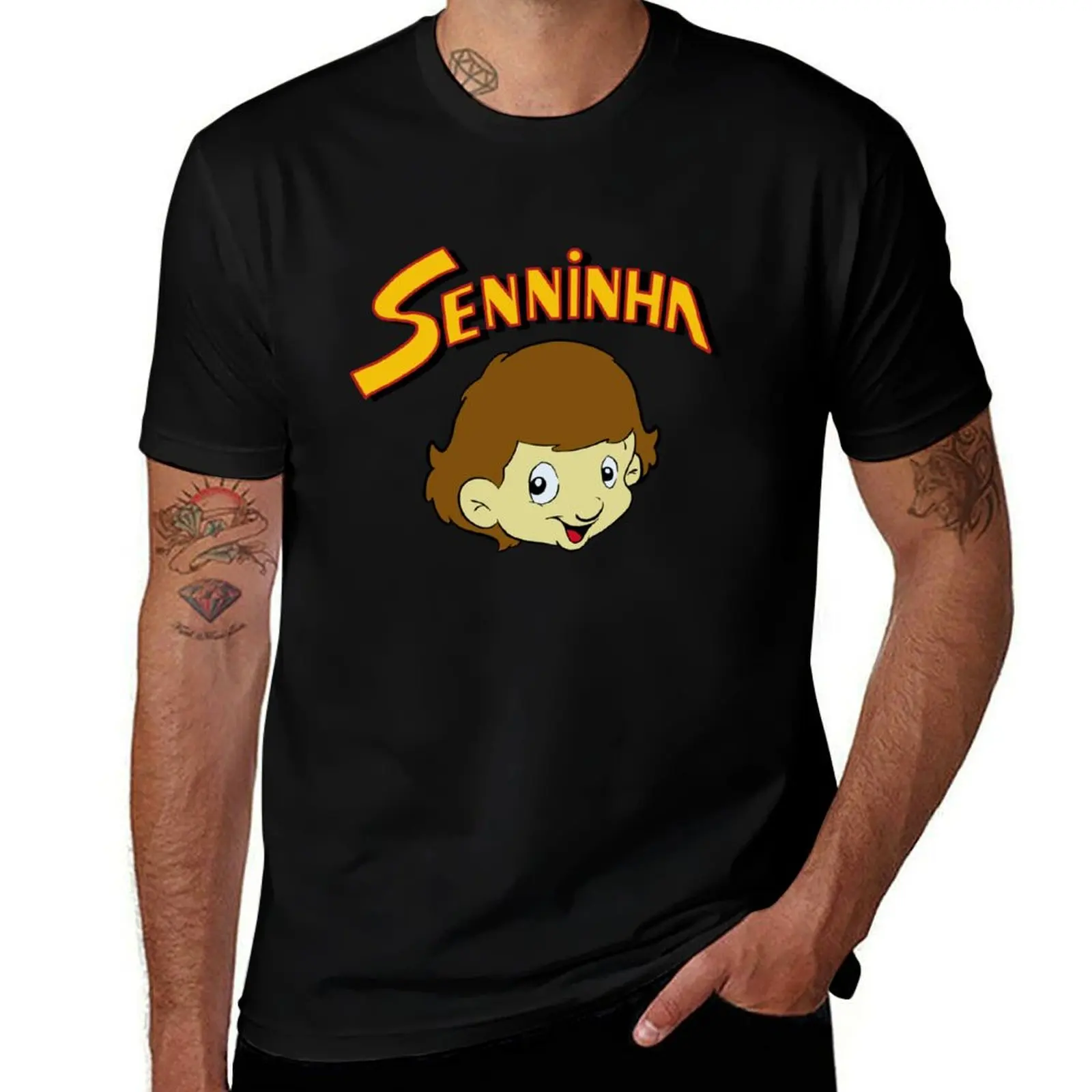 Senninha 1993 T-Shirt Fashion Pattern Printed Tee Shirt T-Shirt