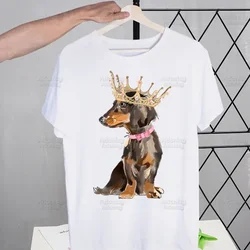 男性のためのレトロな洗浄された解剖学の服,ダックスフント犬のTシャツ,ハラジュクのTシャツ,ヒップホップスタイルの男性のためのTシャツ