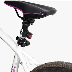 Mini Bike Taillight Bicycle Rear Lamp White LED MTB Cycling Warning Light 3 Modes Bike Back Light