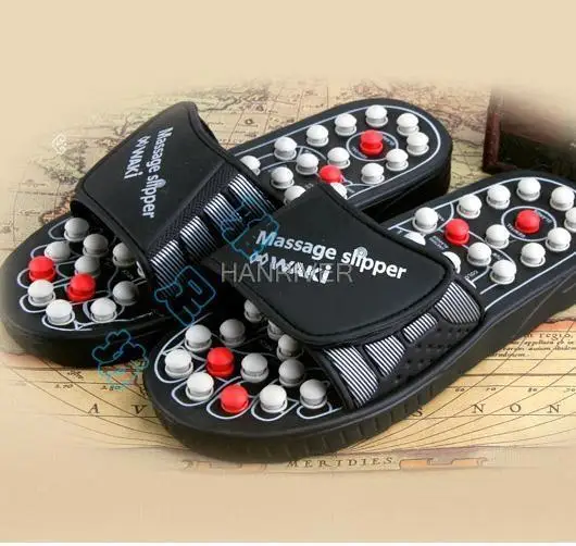 Spring, summer, plantar acupoint massage health care keeping in good health slippers Tai  rotating foot care tools