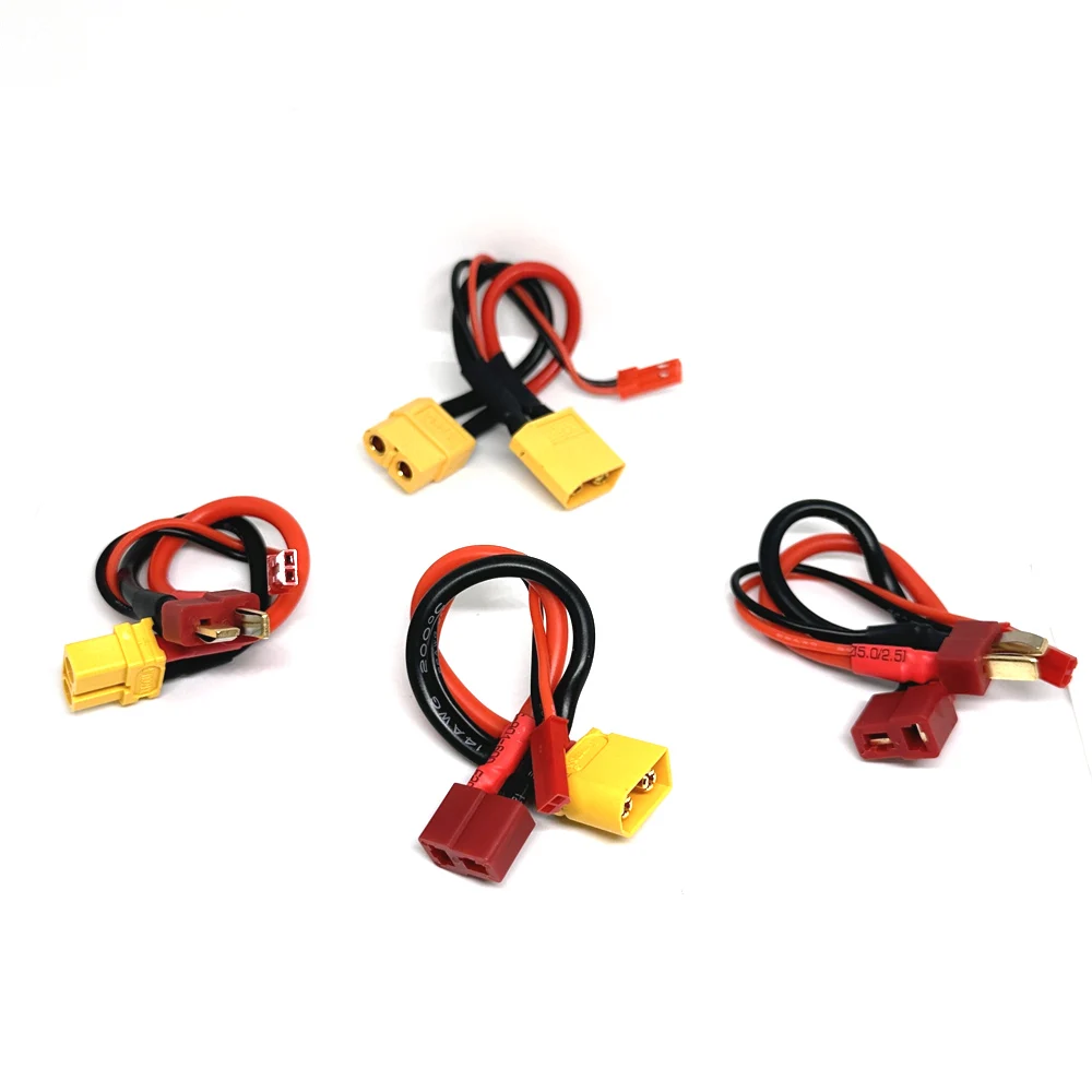 

﻿ 10cm XT60 T Male Female to JST Female / Male In-line Power Adapter Lipo Connector for RC Battery Lipo Model Accessory
