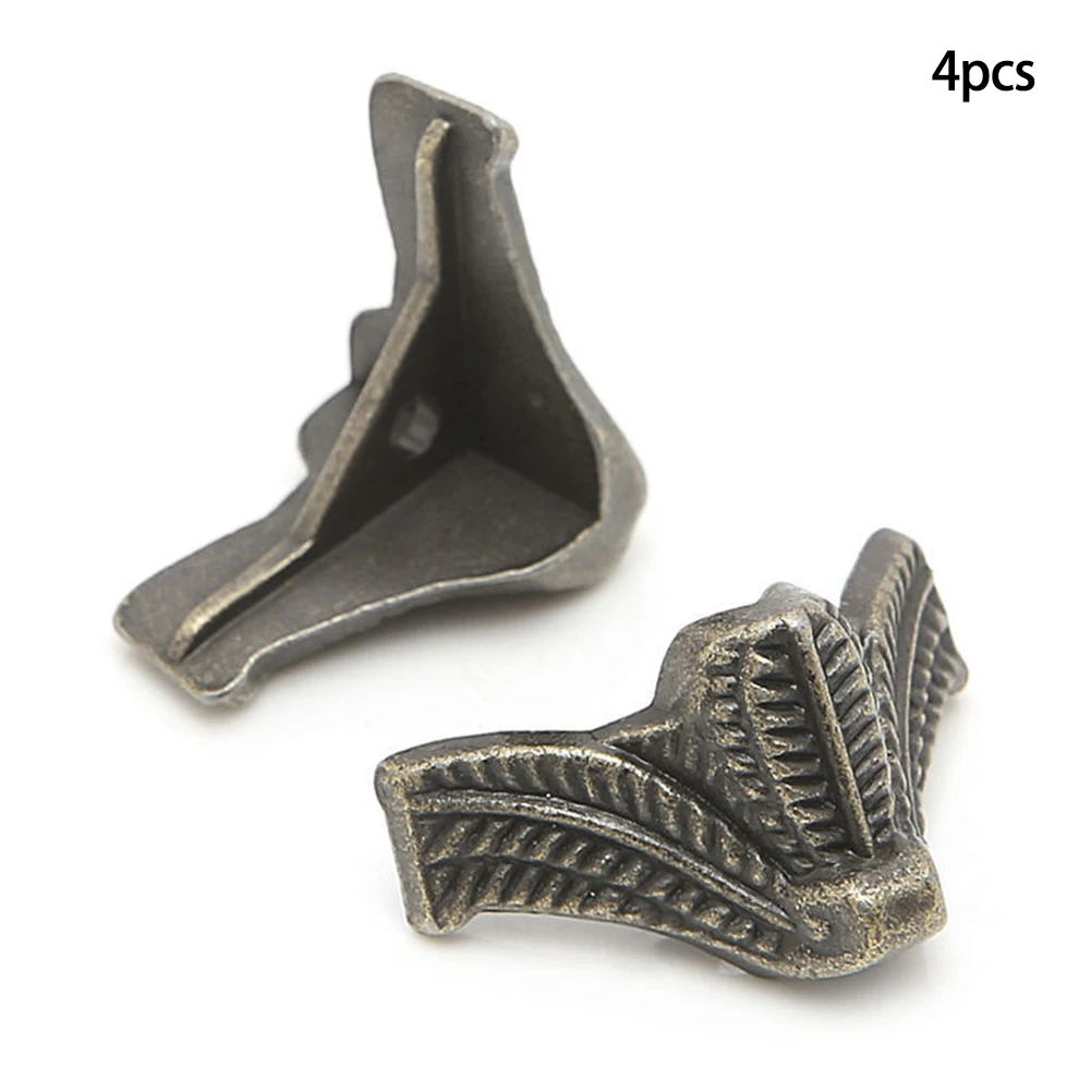 Protector de patas de bronce para sala de estar, 4 piezas, Vintage, para dormitorio, duradero, de aleación de Zinc, Universal