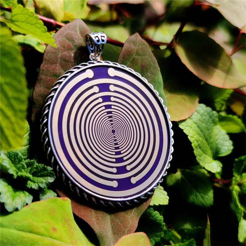 ABUG-MWO القرص Lakhovsky القرص قلادة الطاقة الاستقطاب القرص على الوجهين قلادة MWO الصحوة الذاتي إصلاح #4