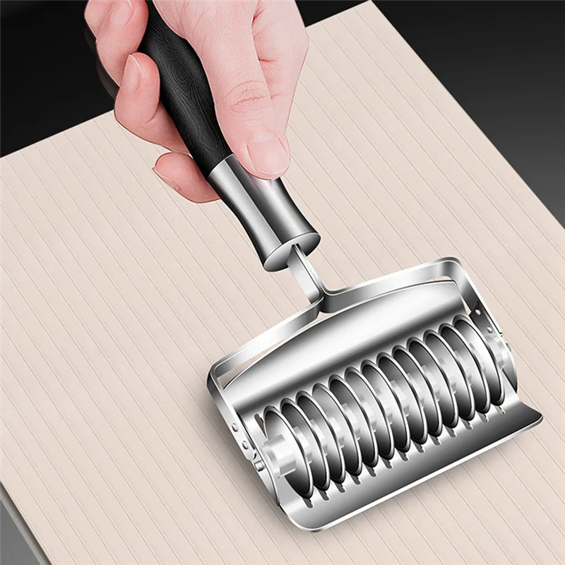 Manual Noodle Cutter, Household Multi-Function Noodle Making Tool, Multi-Purpose Noodle Cutter Slicers Side By Side-A50M