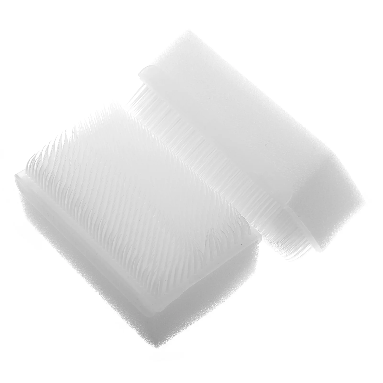 2 uds cepillo exfoliante de uñas herramienta de lavado de manos con cerdas de cabeza de esponja suave y esponja para limpieza de huecos de uñas
