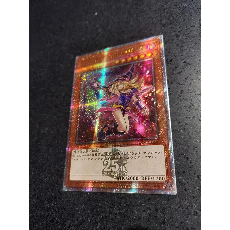 Yu-Gi-Oh! Anime Characters Dark Magician Girl DIY Homemade Xtreme Bronzing Collection Card Christmas Birthday Gift Game Toys