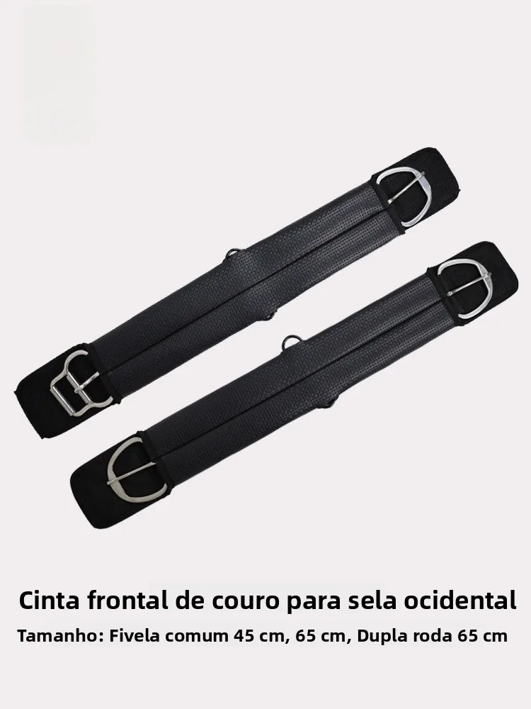 feng-rou-pi-western-saddle-front-belly-strap-riding-anti-wear-saddle-accessories-equestrian-equipment-belly-band