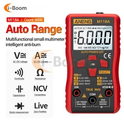 ANENG Mini multimetro portatile multifunzione strumenti elettrici misuratore di resistenza di capacità di corrente di tensione di distanza automatica