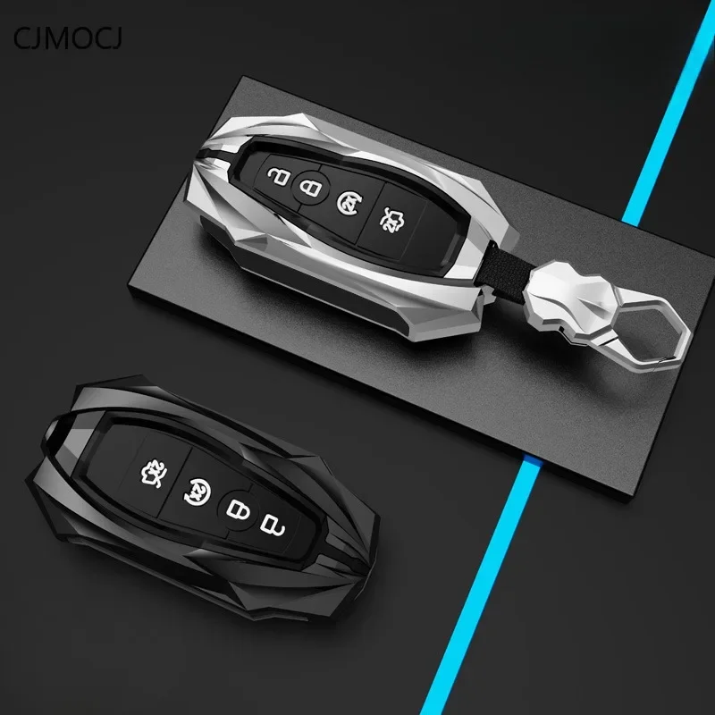 Zinc Alloy Car Key Case Cover Holder Key Shell Buckle for Ford Focus/Escort/Fiesta Classic/EcoSport