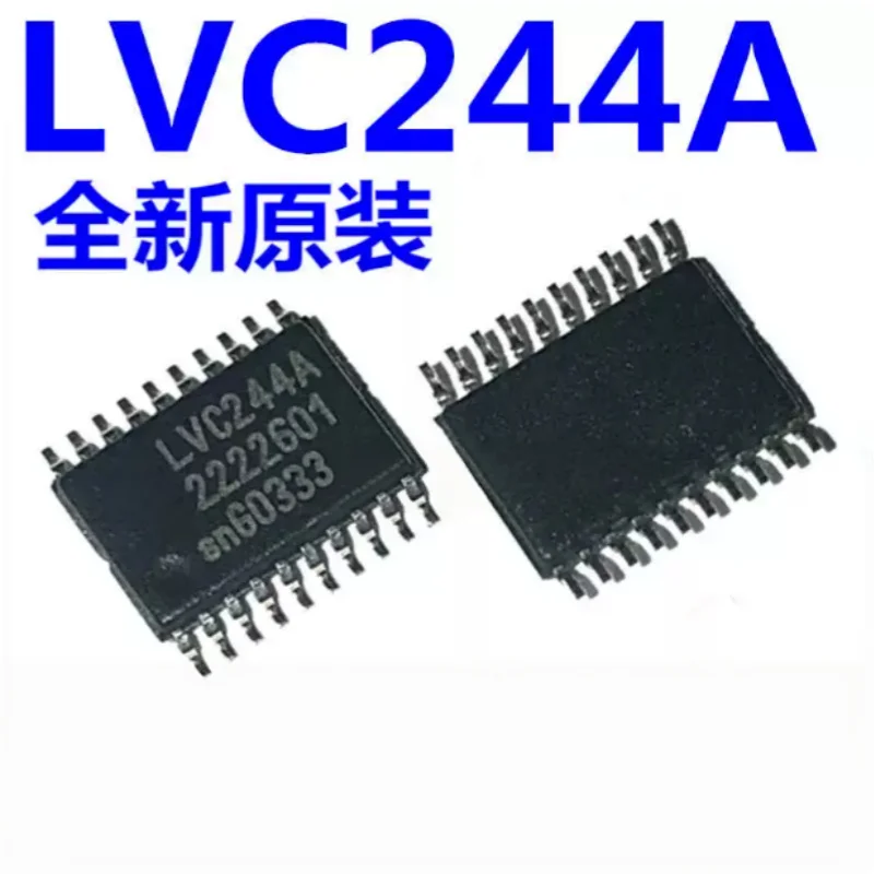 10PCS 74LVC244APW 100% New Original 74LVC244A 8 Channel Buffer Driver 1.65V~3.6V TSSOP20 SMD Tape & Reel