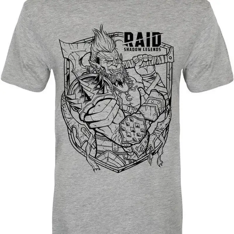 RAID Shadow Legends Official Galek Outline Grey T Shirt