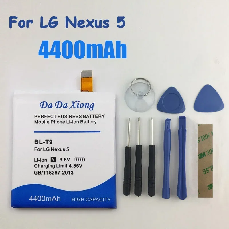 High Quality 4400mAh BL-T9 BL T9 Battery For LG Google Nexus 5 E980 G D820 D821