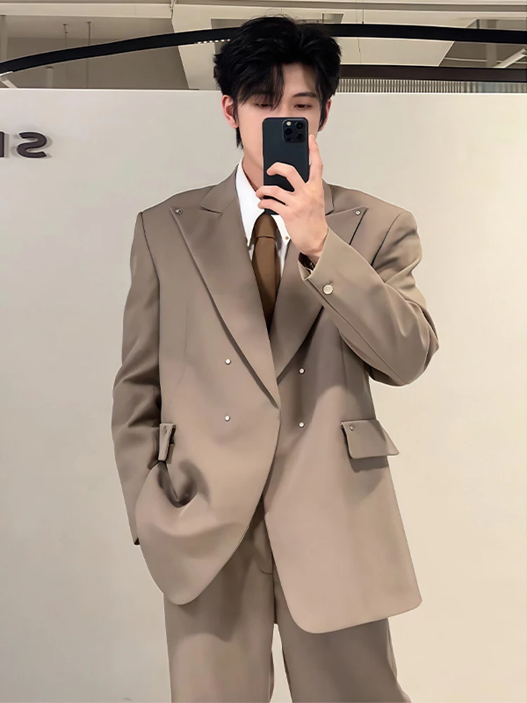 

Мужской повседневный костюм Cleanfit с мягкой подкладкой, модный, в британском стиле, для дома, отдыха, работы на открытом воздухе, приталенный, длинный...