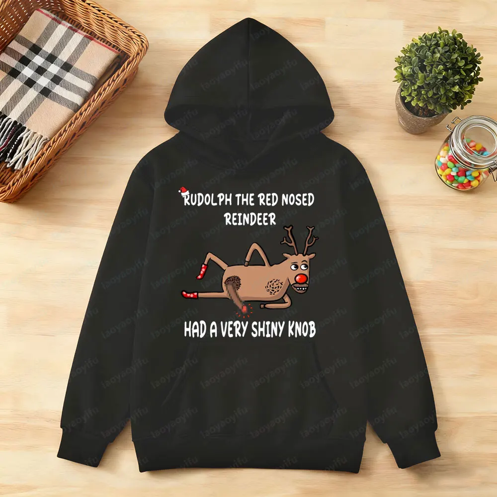 حفلة عيد الميلاد البلوز مضحك الجدة وقح رودولف هوديس القبيح عيد الميلاد ملابس رجالي الكبار عيد الميلاد مهرجان ازياء عطلة القمم #1