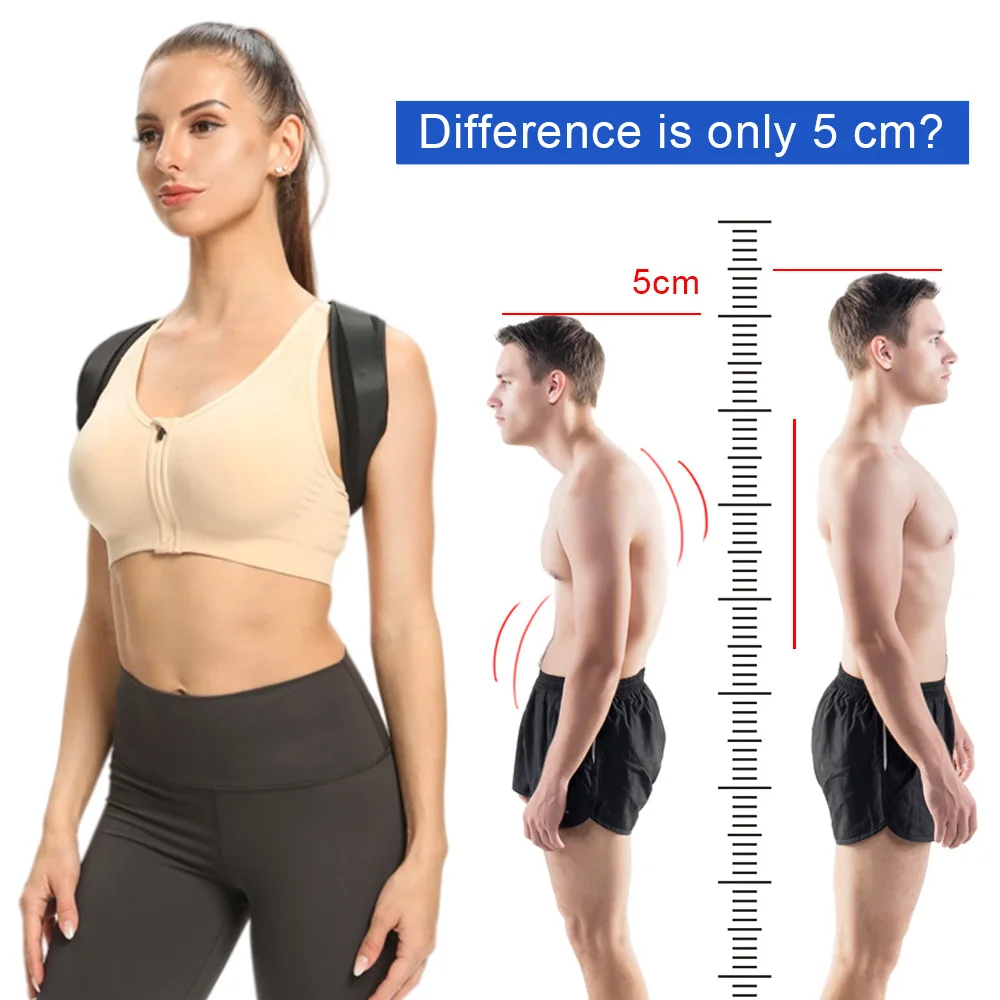 Invisible Brace Support Belt Adjustable Back Posture Corrector Clavicle Spine Back Shoulder Lumbar Posture Correction Men Women