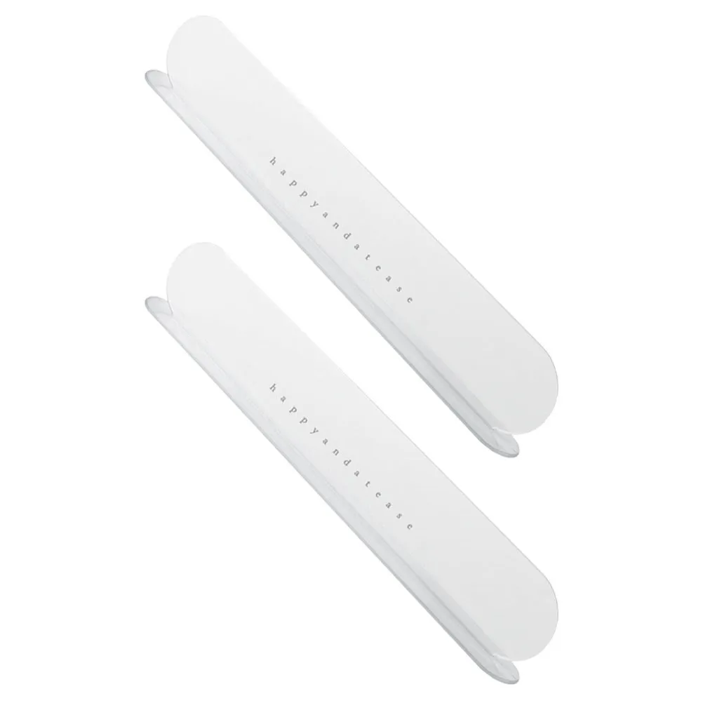 2Pcs Transparent Kitchen Sink Anti-Splashing Guard with Strong Suction Cups for Dish Washing Splash Proof Baffle Board