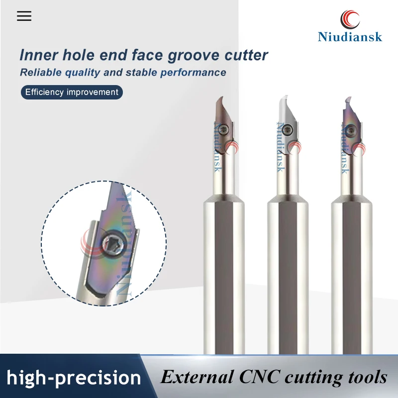 

KSPDR Series Small Diameter Inner Hole End Face Groove Knife Holder SPDR100M10 DPCR250R1.25 Inner Hole End Face Grooving Inserts
