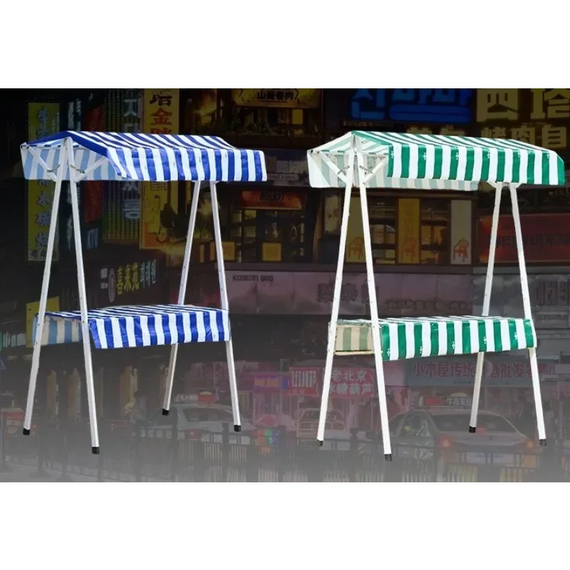 Market stall rack wrought iron foldable booth rack outdoor stall