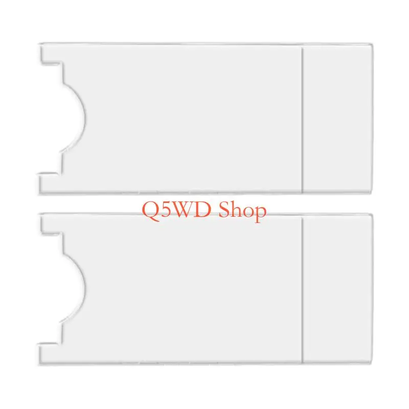 Q5WD 1/2Pcs Acrylic Wall Spacer Couch Brackets Nonslip Furniture Protector Enduring