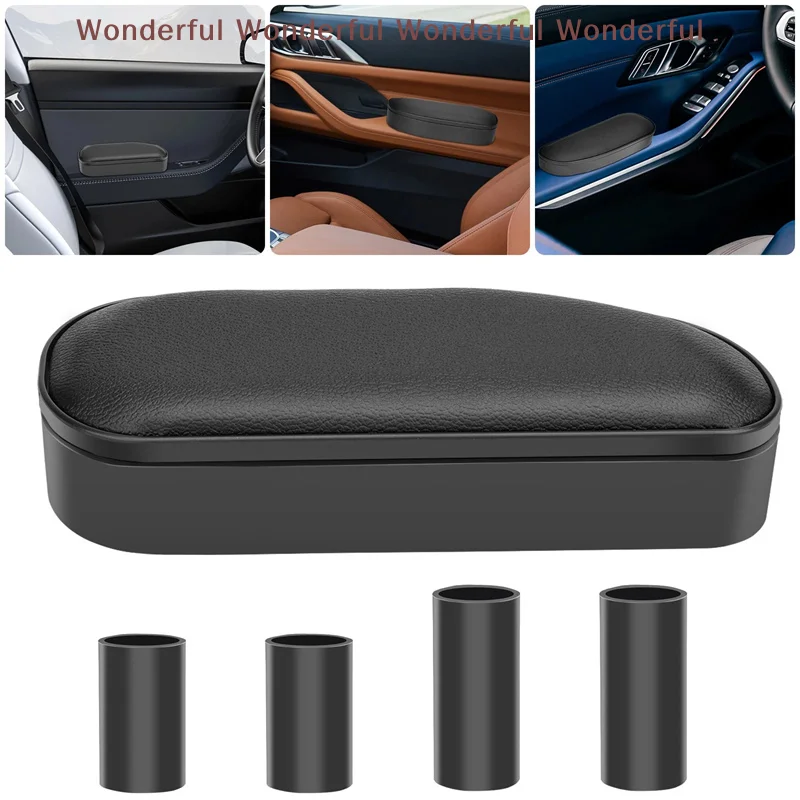 

Memory Foam Car Door Arm Rest Cushion Pad Universal Adjustable with Organizer Box for Easy Access