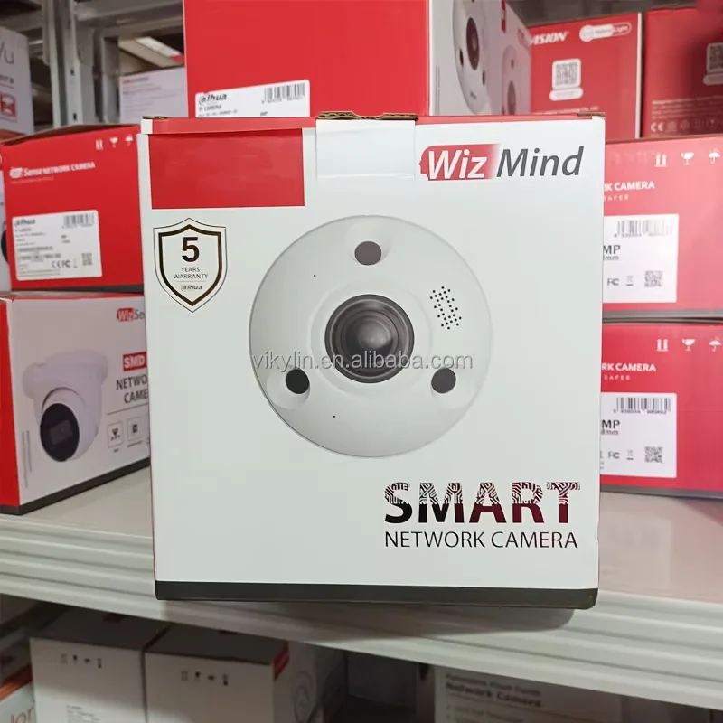 

2x4 MP IPC-HDBW5441F-AS-E2 IR30M Dual-Directional Face Detection Smart Search WizMind Network Camera