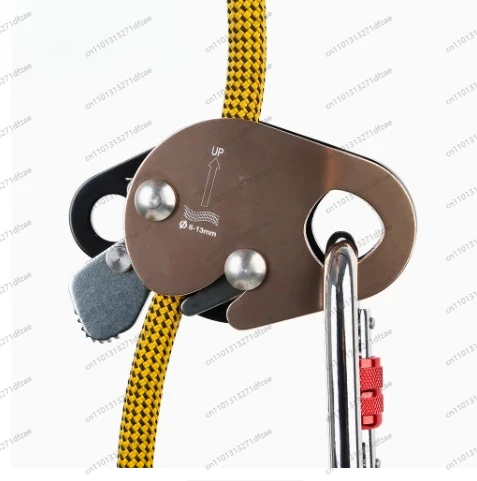 

Rope Grabber Outdoor High Altitude Fall Protector Climbing Tools Downhill Rope Self-Lock Fall Protector