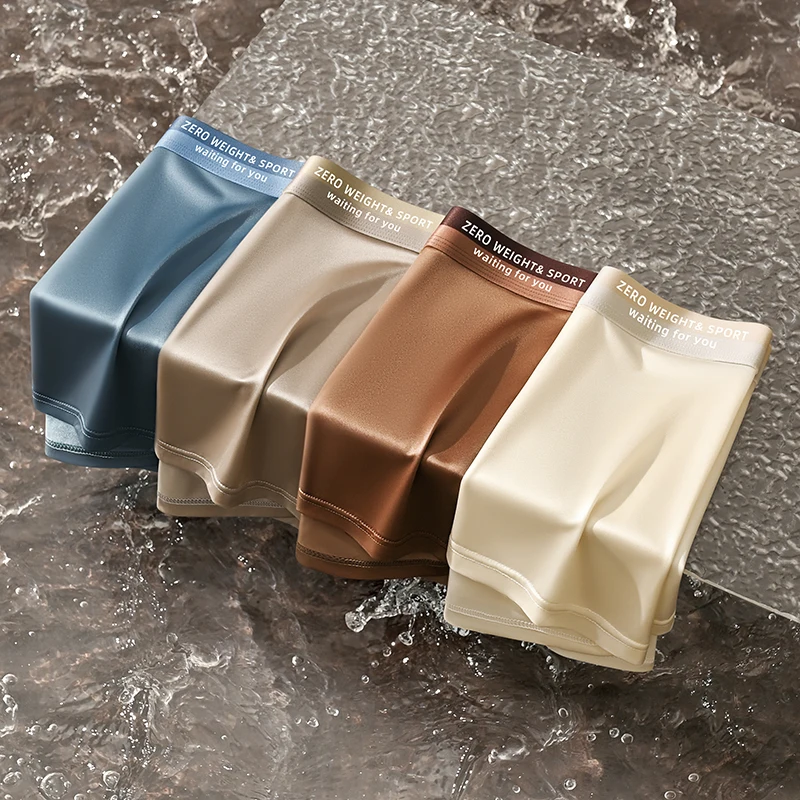 4 ชิ้น/เซ็ตกางเกงบ็อกเซอร์ชายผ - Boxer Shorts Modal บทวิจารณ์และราคา