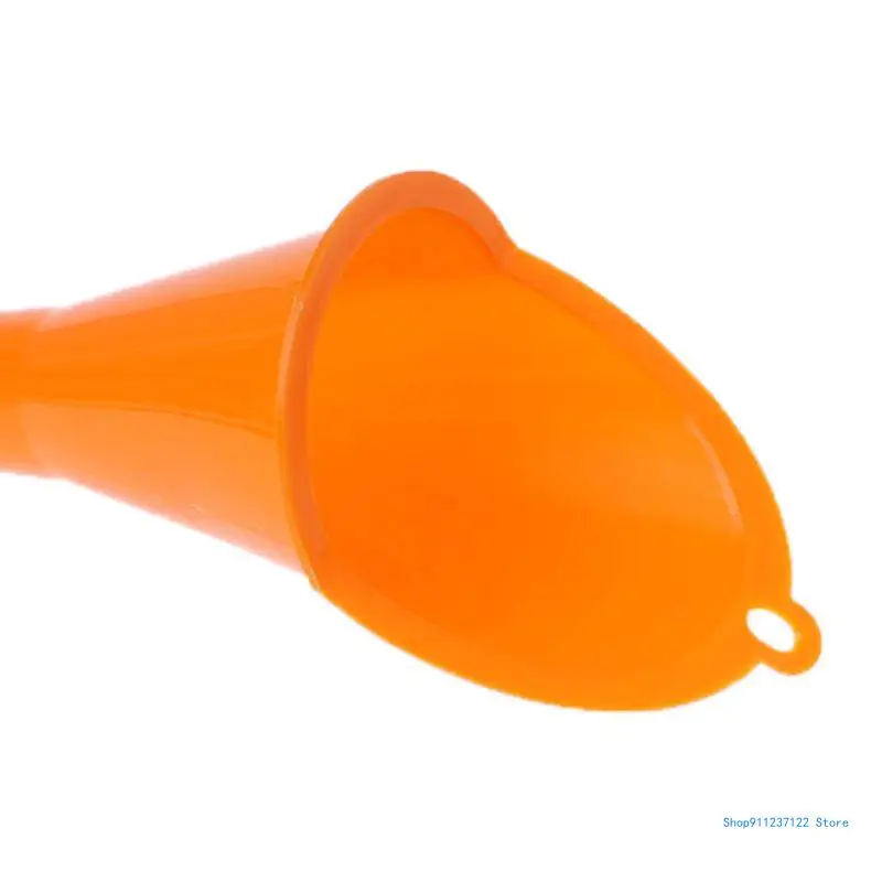 Multifunktionaler Auto-Motoröl-Benzin-Wechseltrichter mit langem Stiel, Kunststofftrichter für Auto, ATV, Boot