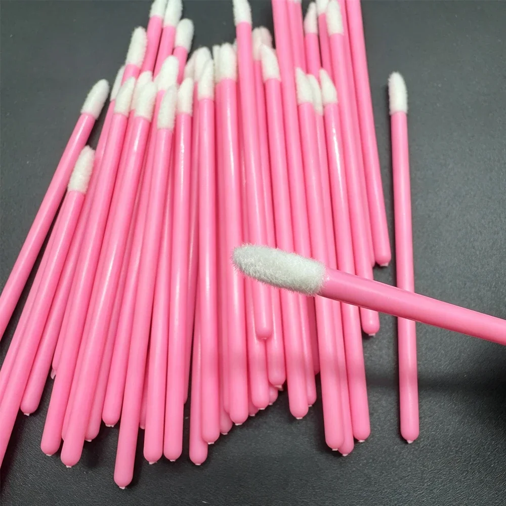 Disposable Lip Brush 100Pcs Eyelash Extension Makeup Brushes Lash Extension Mascara Applicator Lipstick Wands Cosmetic Tools view 4