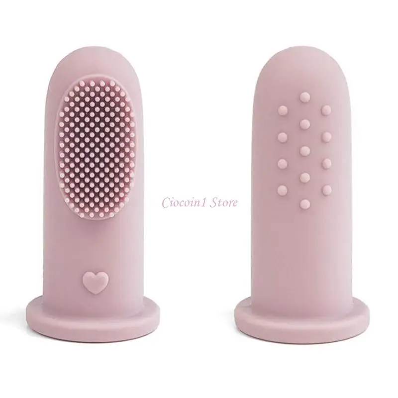 

Y1UB Dental Care Toothbrush for 0-2 Years Toddlers Teeth Cleaning Finger Toothbrush