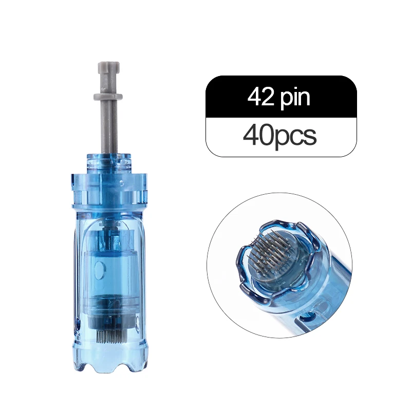 Dr. Pen A9 M8S A8S A11 Nadelkartuschen 10/20/40 Stück 12 Pin 18 Pin 24 Pin 36 Pin 42 Pin 3D 5D Runde Nano-Nadel Länge 0,25 mm