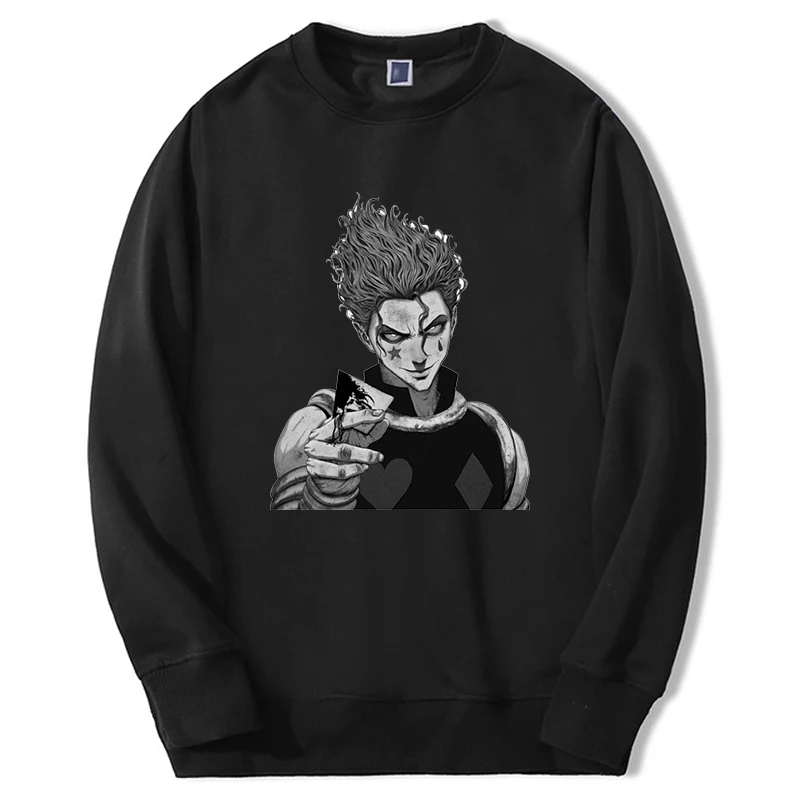 

Hunter X Hunter Sweatshirt Hoodies Mens Japan Anime Killua Zoldyck Hisoka Streetwear Oversize Crewneck Harajuku Sportswear