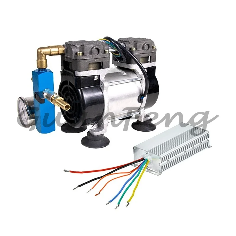 DC 12v Continuous Use Compressor Air Pond Brushless Piston for Solar Aeration System