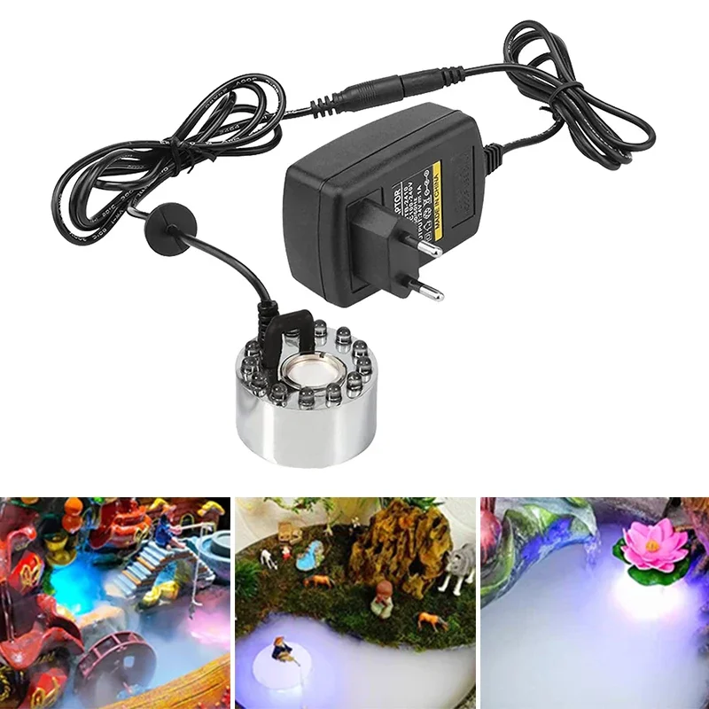 

Fountain Pond Fogger Pumpkin Light Fogger With 12 Color LED Lights Halloween Easter Christmas Party Festival Decoration Birthday