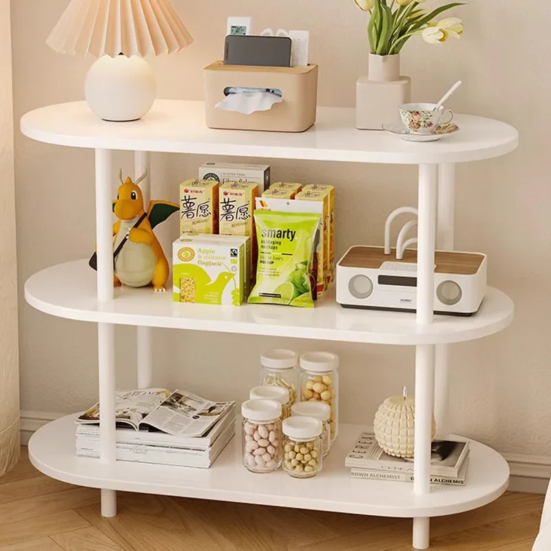 

White Floor Living Room Cabinet Display Storage Mobile Space Saving Tv Cabinet Multifunctional Cabinet Storage Meuble Rangement