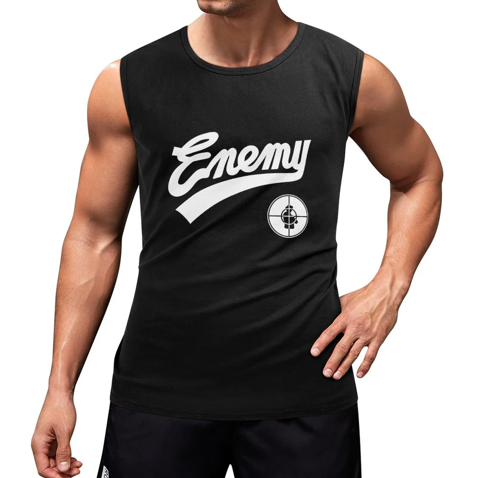 

New Public Enemy fight the power 1989 baseball replica Tank Top sleeveless shirt man gym Top summer summer clothes man 2023