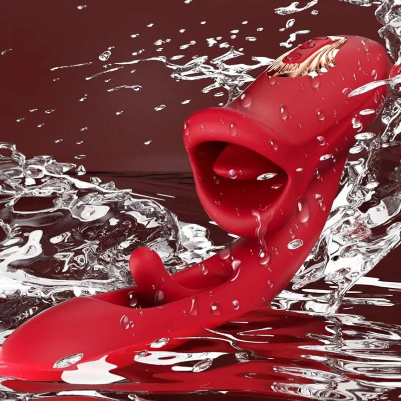Weibliches Saugen, Zunge lecken, Klopfdildo, Vibrator, Klitoris, G-Punkt, Muschi-Stimulator, Vagina-Masturbator, Sexspielzeug für Paare