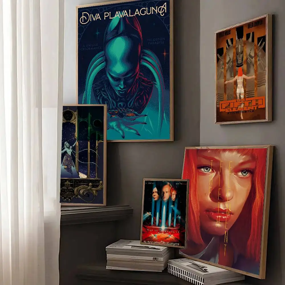 Luc Besson Movie A-The Fifth Element Poster And Prints Wall Art Pictures For Modern Bedroom Game Room Home Decor