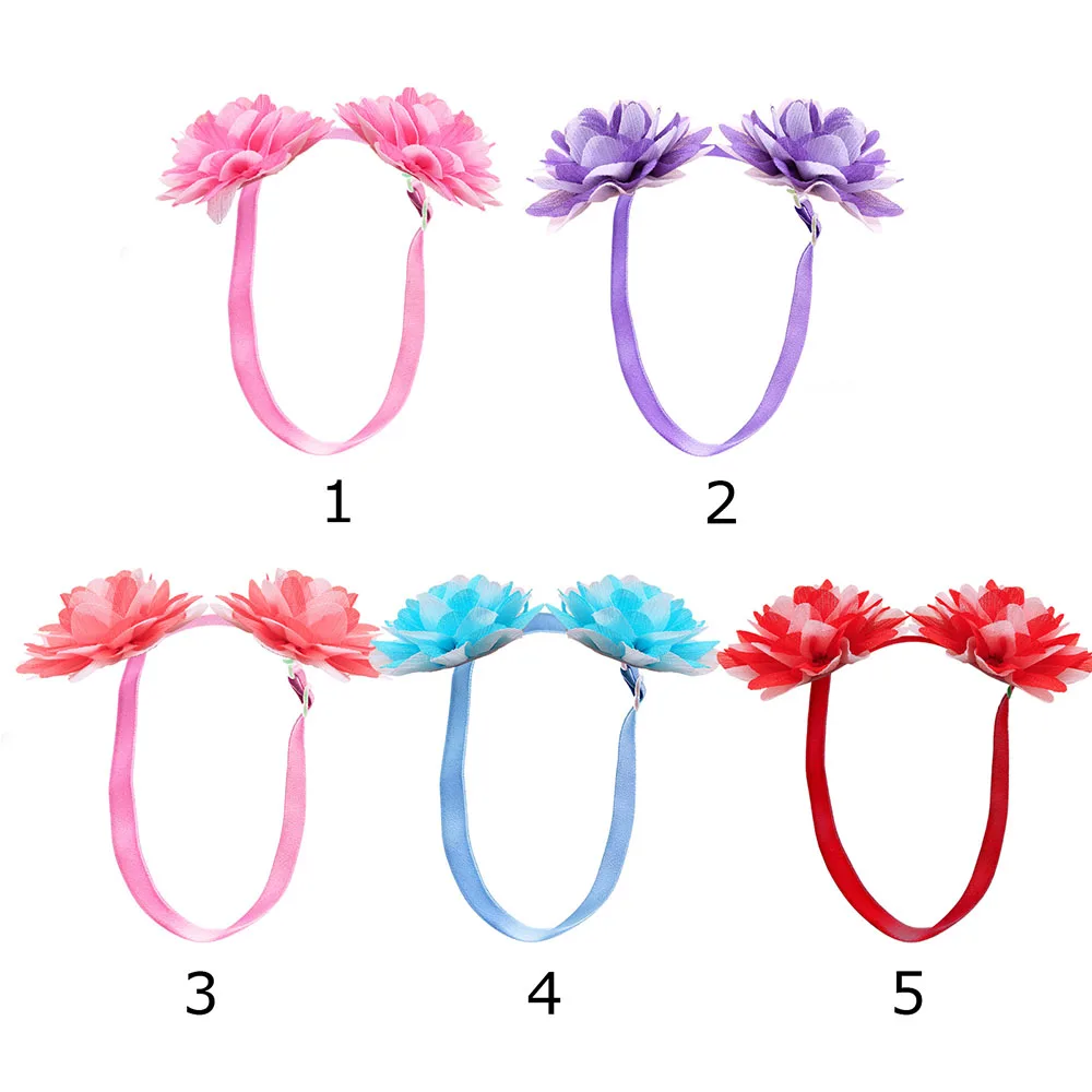 Lazos ajustables de doble flor para perros medianos y pequeños - imagen 5